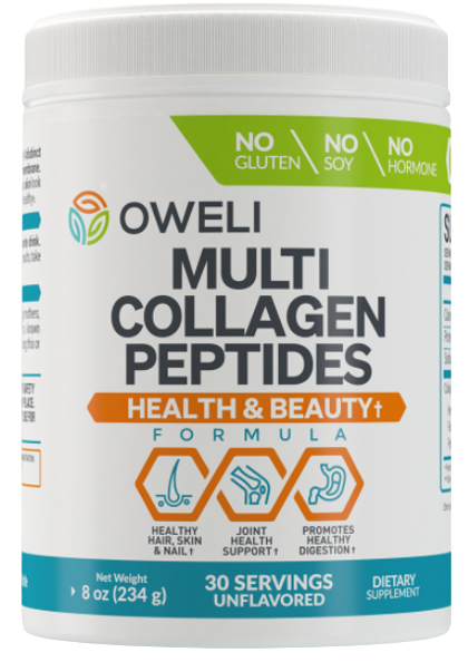 Oweli Multi-Collagen Peptides Powder Reviews