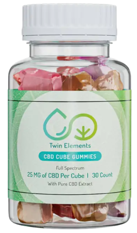 Twin Elements CBD Cube Gummies Reviews