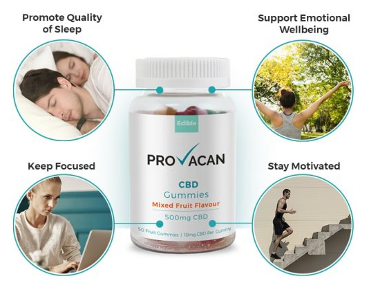 Provacan CBD Gummies Benefits