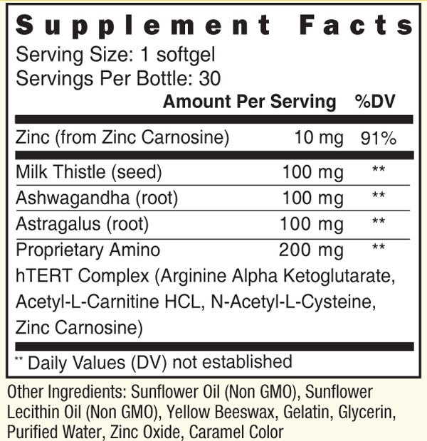 Telo X Nano Ingredients