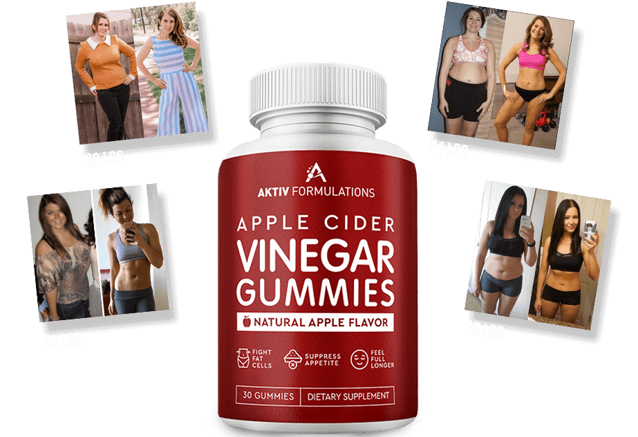 Aktiv Formulations Apple Cider Vinegar Gummies Before & After Results