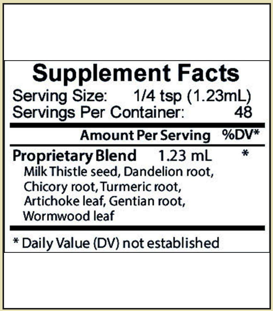 Liver Edge Ingredients