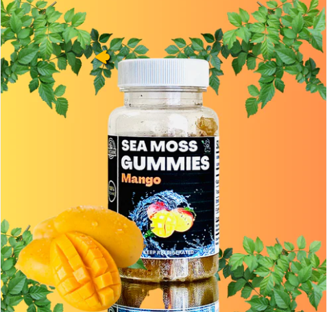 Mango Sea Moss Gummy Bears