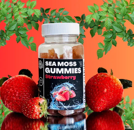 Strawberry Sea Moss Gummy Bears