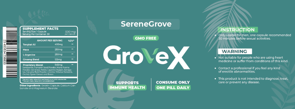 GroveX Ingredients