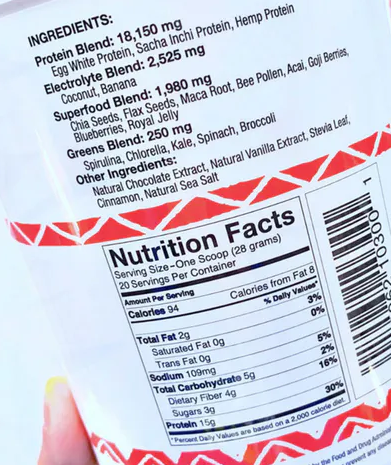 Rootz Protein SuperFood Ingredients