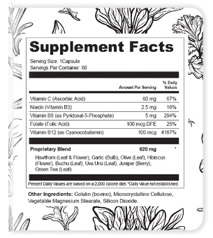 Sanguinem Pressura Ingredients