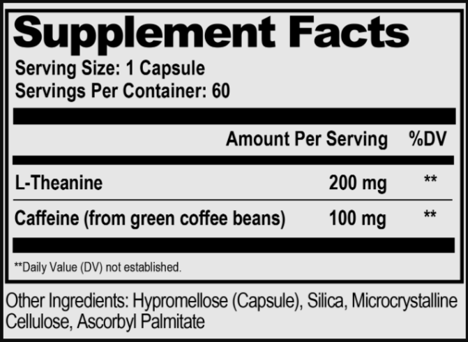 Natural Stacks Smart Caffeine Ingredients