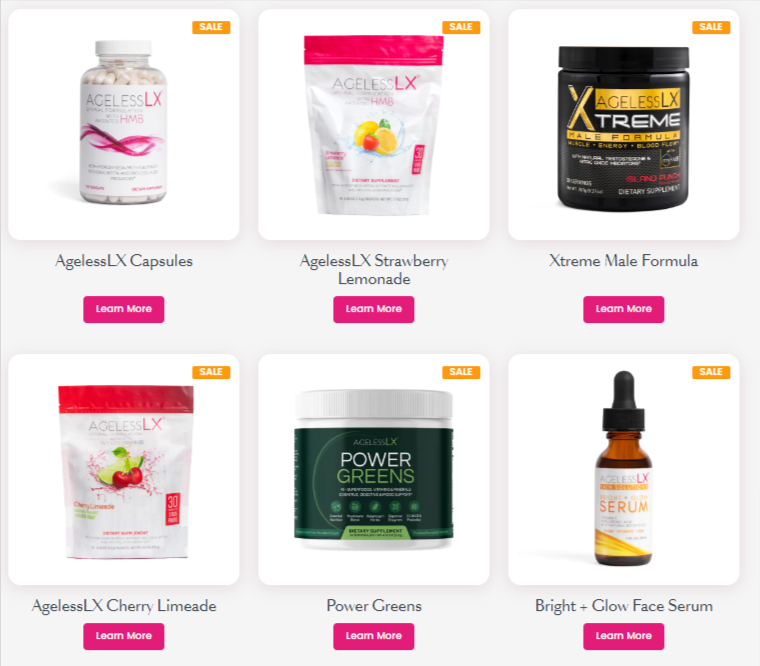 All Products – AgelessLX