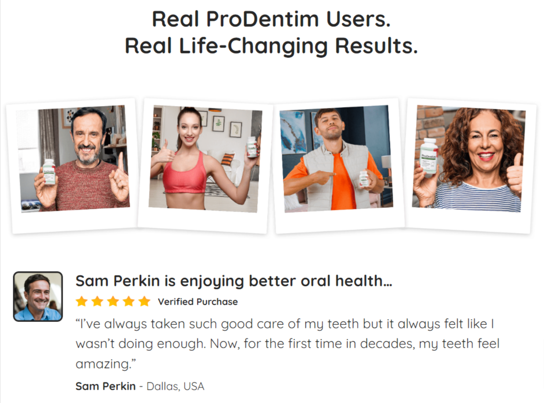 ProDentim customer reviews