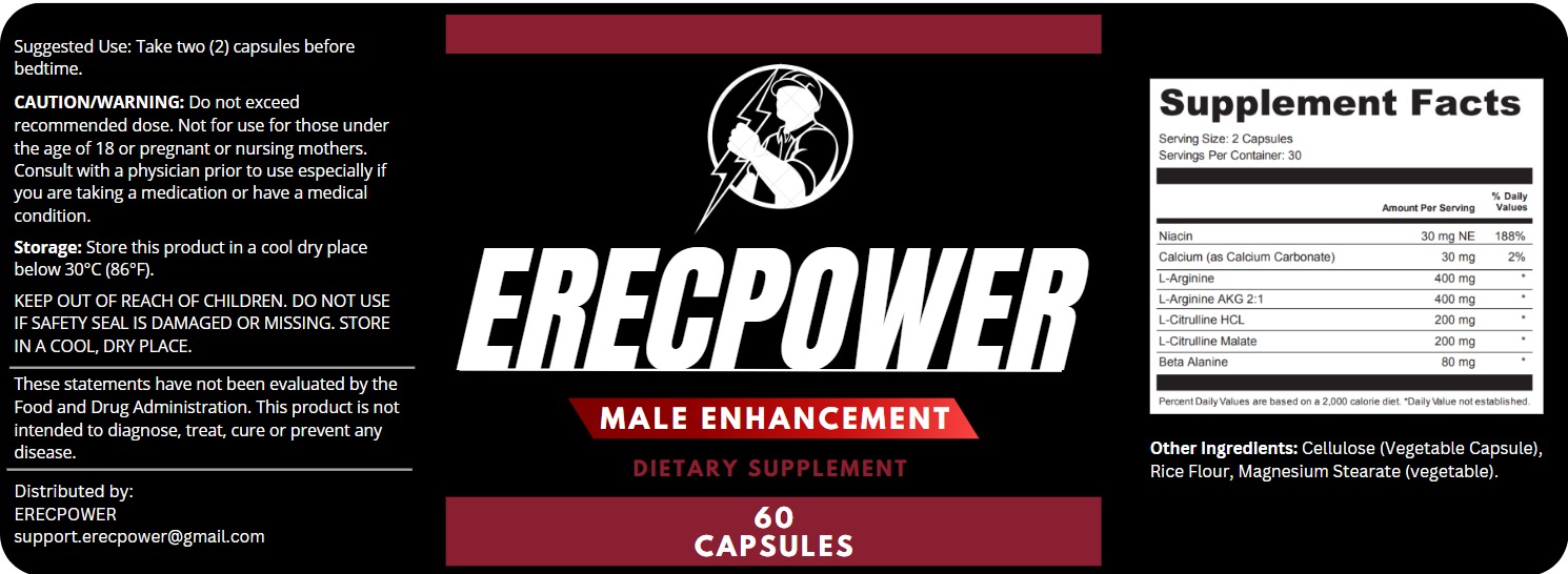 ErecPower ingredients