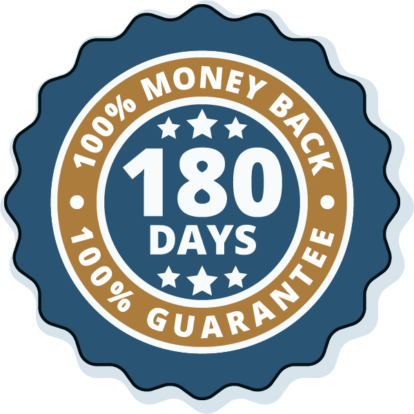 180 DAYS guaranteed