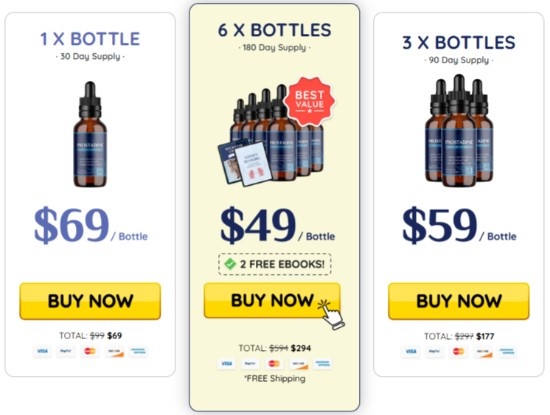 Prostadine prices