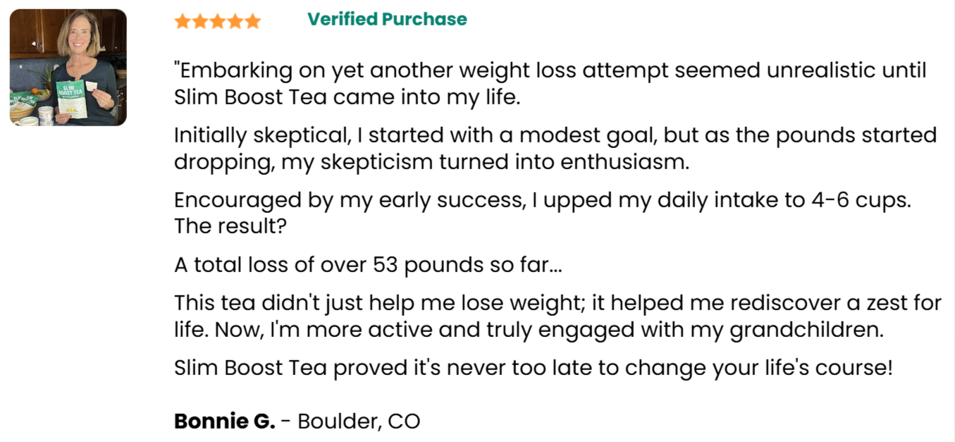 Slim Boost Tea customer reviews