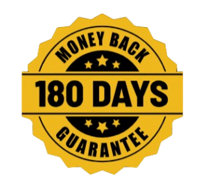 180 days money back gurantee