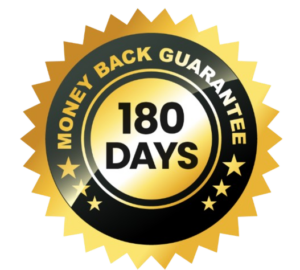 180 days money back gurantee