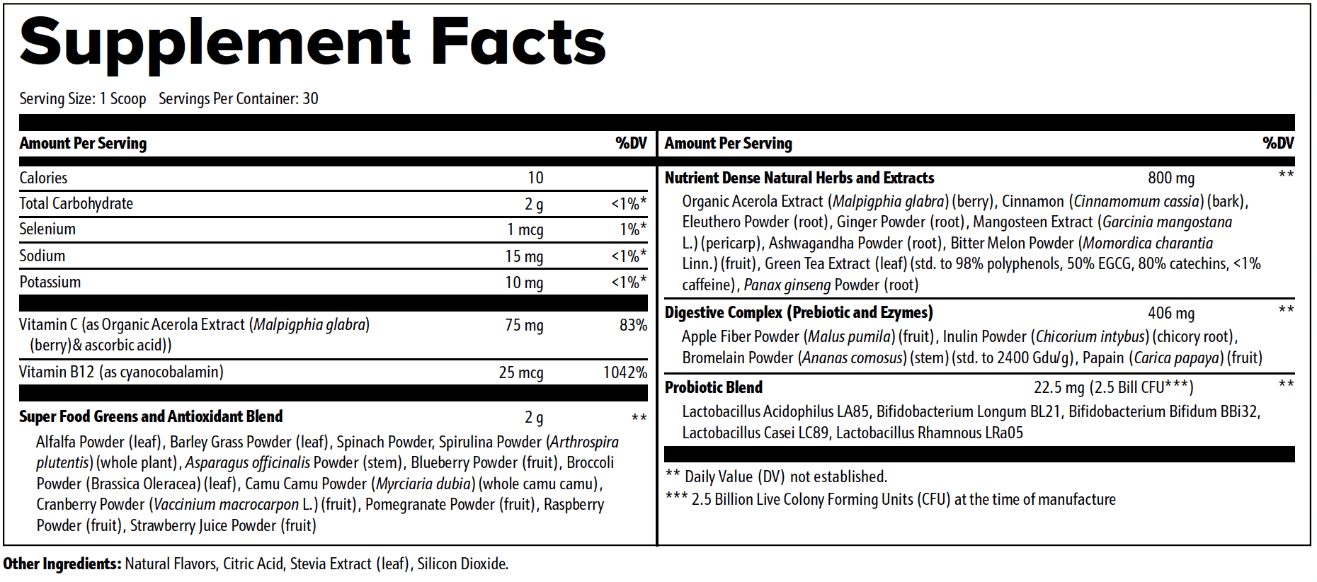 Nagano Tonic supplement-fact