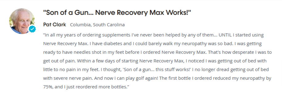 Nerve Recovery Max Customer Review