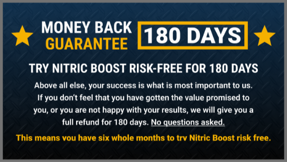 Nitric Boost Ultra Money-Back Guarantee