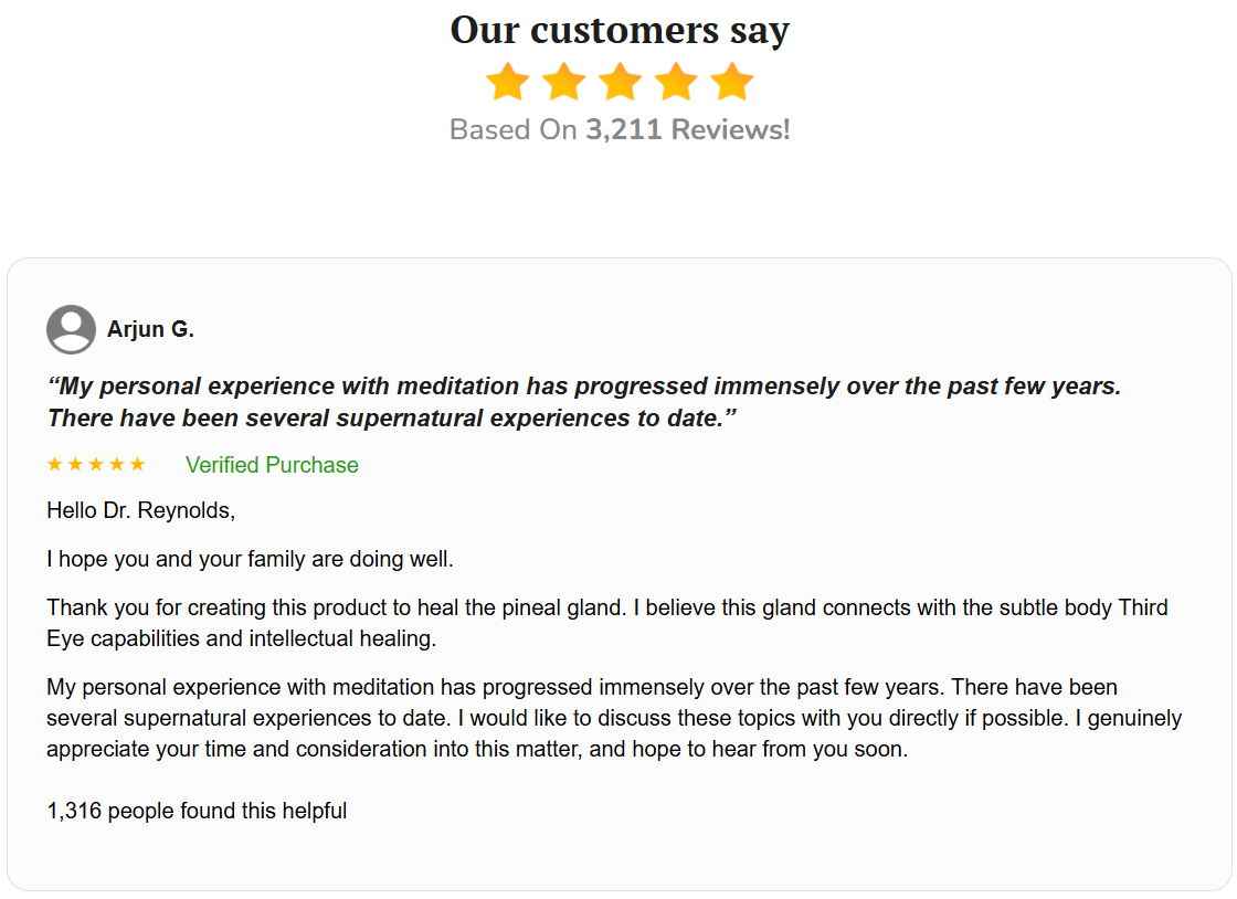 Pineal Guard customer reviews