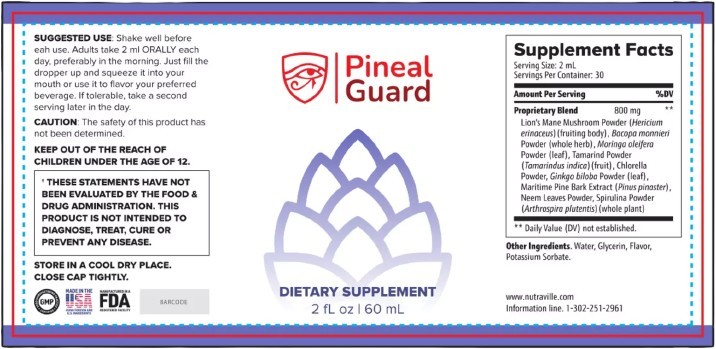 Pineal Guard supplement facts