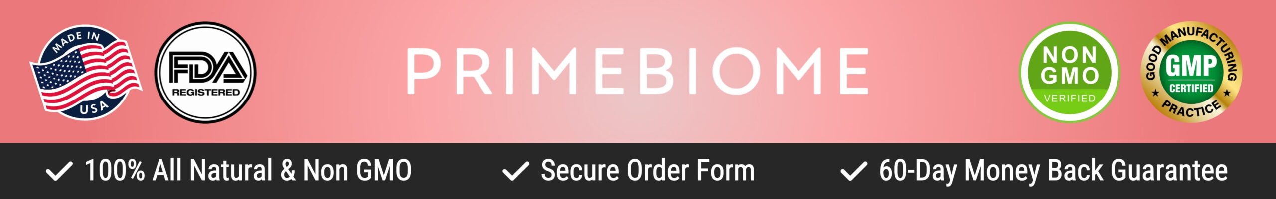 PrimeBiome Checkout Banner