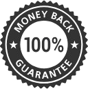 100% money back guarantee