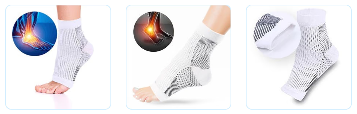 SoothRelieve Compression Socks steps