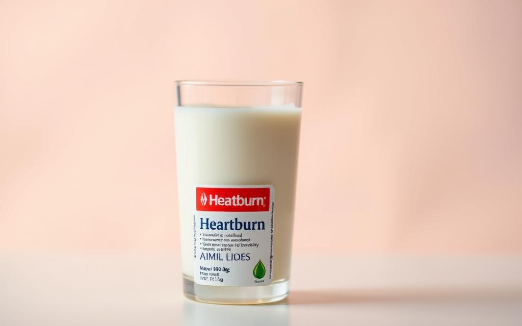 does milk help with heartburn