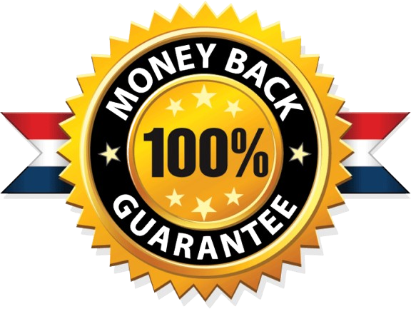 100% money back guarantee