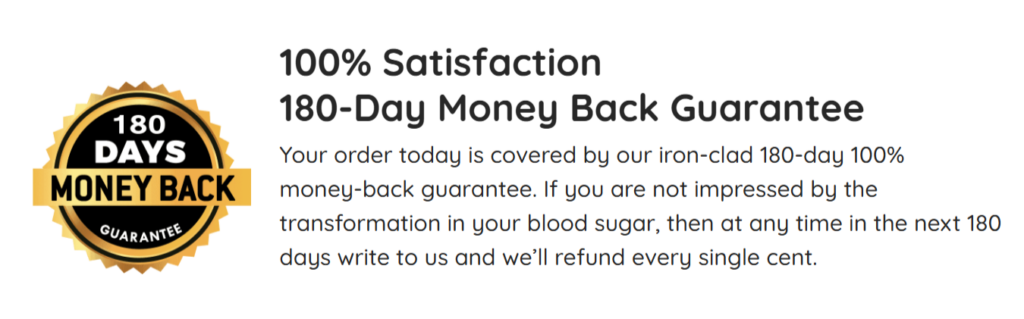 Gluco Extend Money Back Guarantee