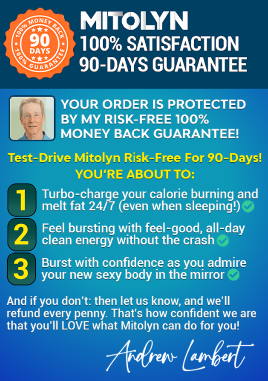 Mitolyn money back guarantee steps