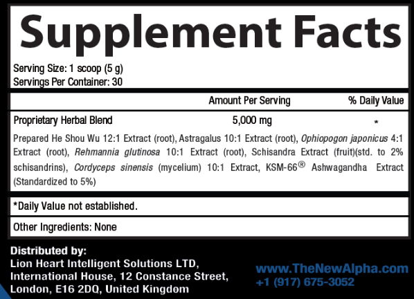 Go All Night Formula Supplement Facts