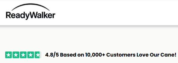 Ready Walker Walking Stick customer ratngs