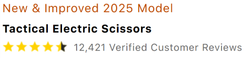 Tactical Electric Scissors customer reviews