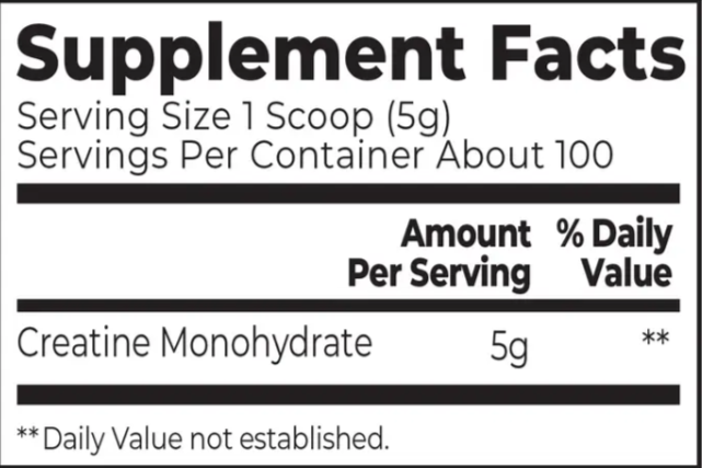 Creatine-orgain facts