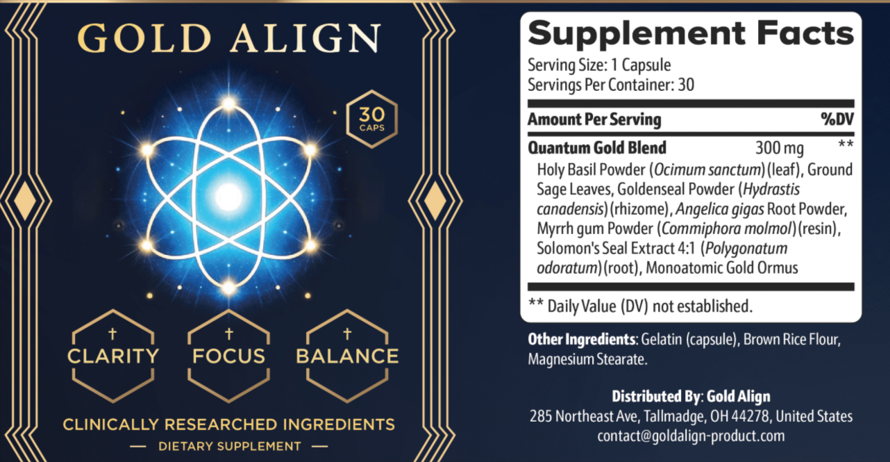 Gold Align Supplement Facts