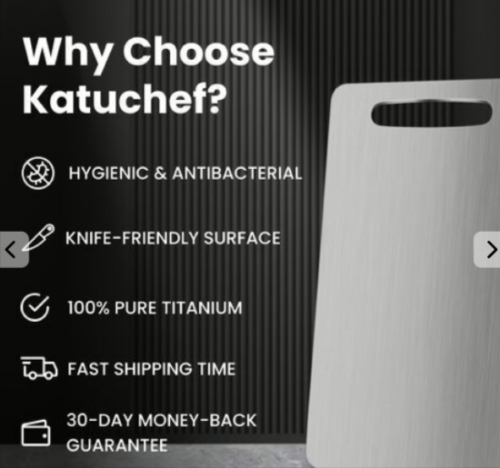 KatuChef Titanium Cutting Board UK choose