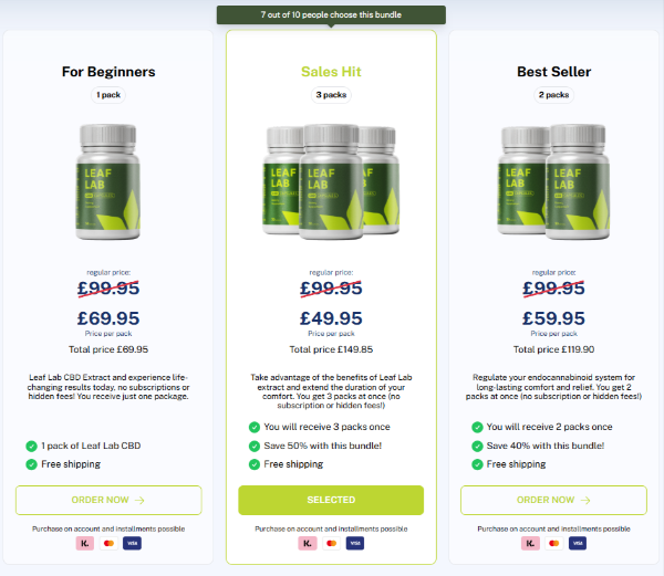 Leaf Lab Capsules UK price