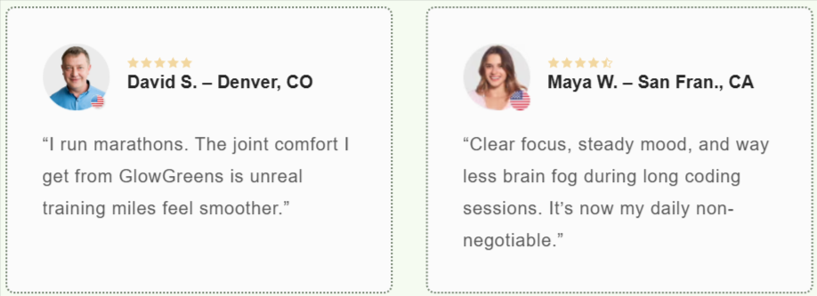 Novessa GlowGreens Customer Reviews