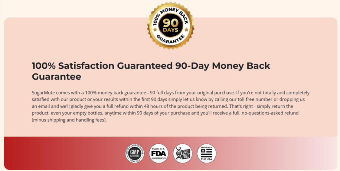 SugarMute-Money Back