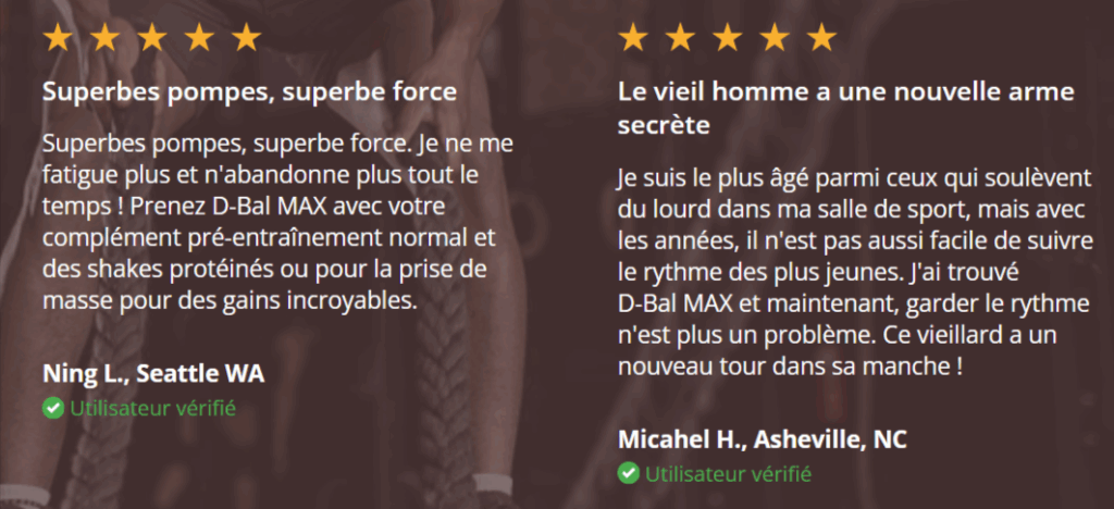 D-Bal Max Customer Review