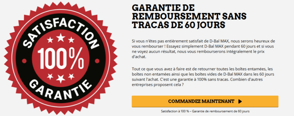 D-Bal Max Money Back