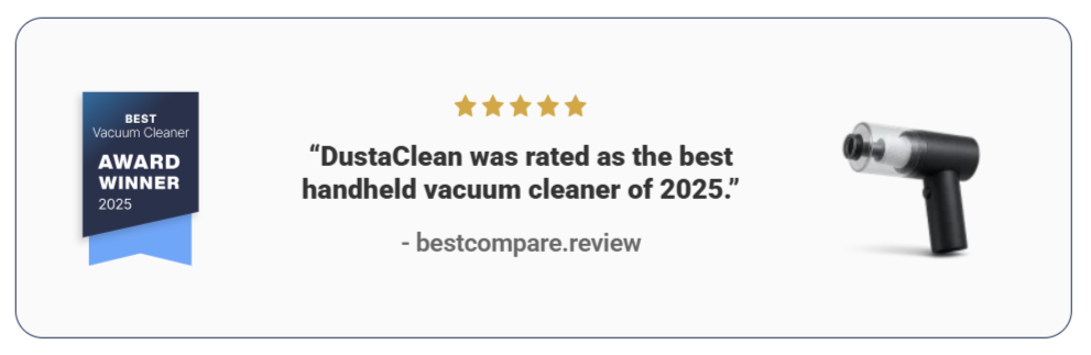 Dustaclean Handheld Vacuum Certified