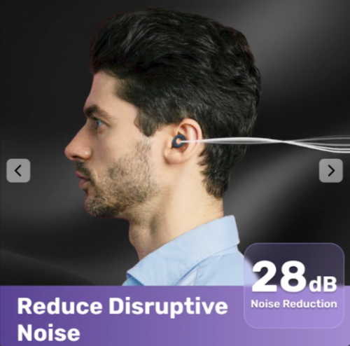 EaroPlugs Noise Reducing Plugs sound