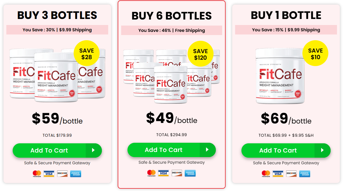 FitCafe Pricing
