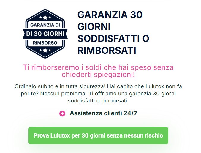 Lulutox Detox Tea Money Back