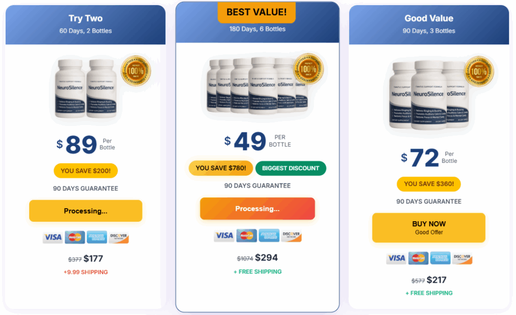 Neuro Silence Pricing