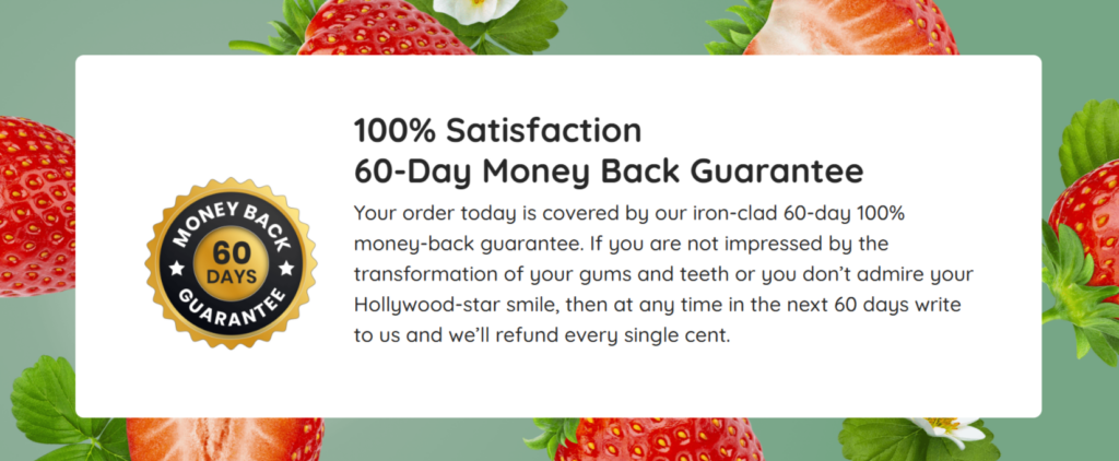 ProDentim Money Back Guarantee