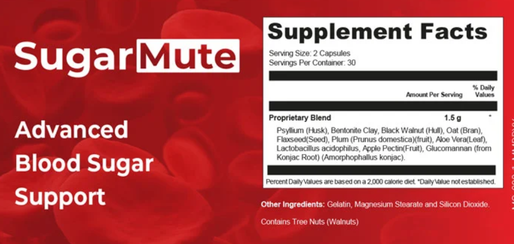 SugarMute Supplement Fact